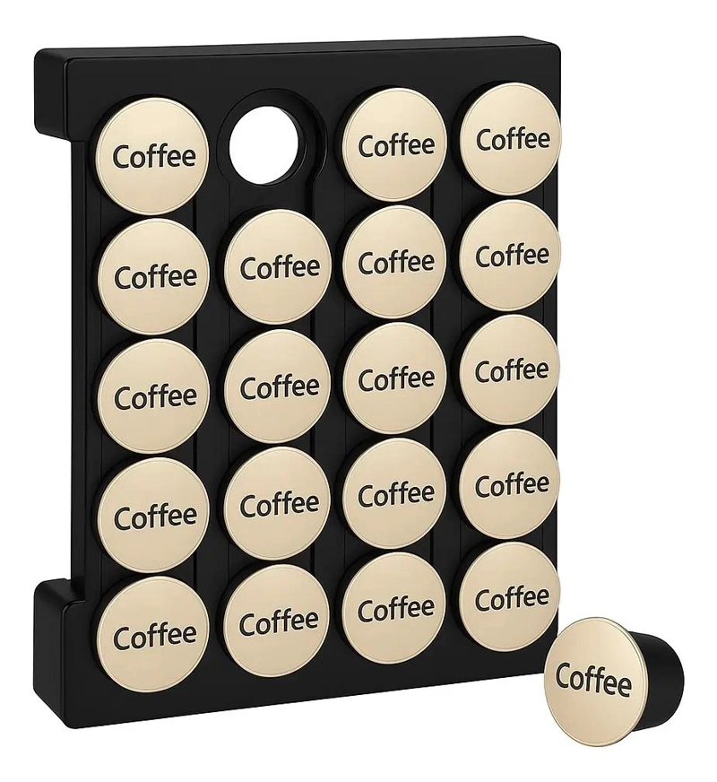 SOPORTE ORGANIZADOR DE CAPSULAS DE CAFE  MODERNO Y FUNCIONAL - 1