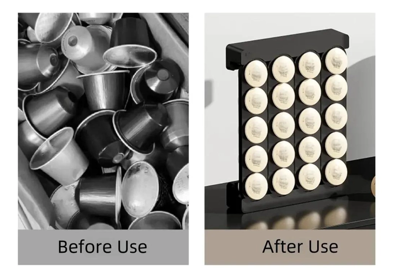 SOPORTE ORGANIZADOR DE CAPSULAS DE CAFE  MODERNO Y FUNCIONAL - 7