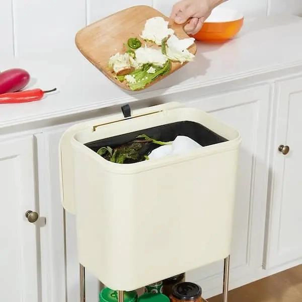 CONTENEDOR ORGANIZADOR DE COCINA 3 NIVELES CON RUEDAS - 6