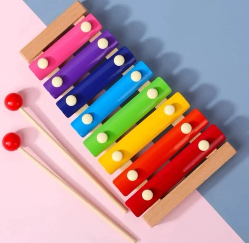 SET MONTESSORI DE MADERA PARA BEBE S CON JUGUETES SENSORIALES - 8