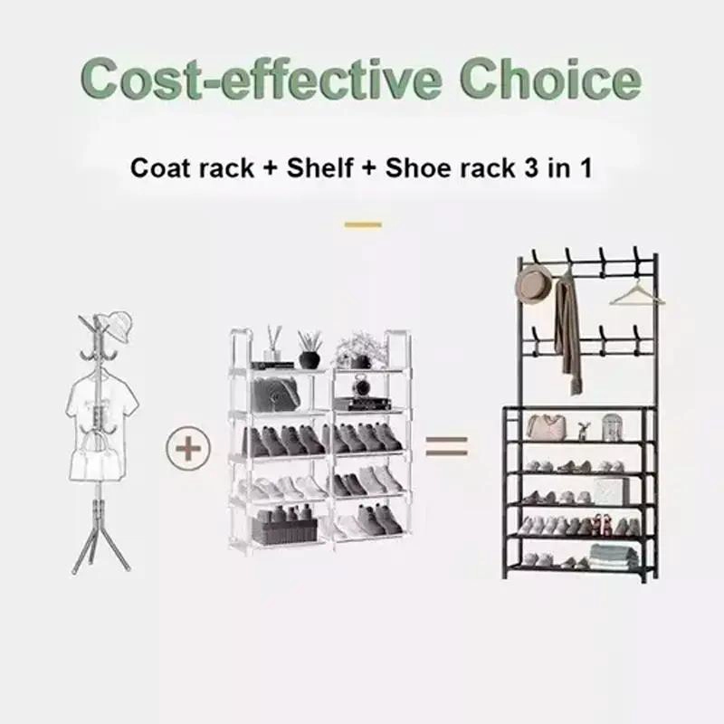 ORGANIZADOR COLGADOR DE ZAPATOS Y ROPA 4 NIVELES 80CM - 3