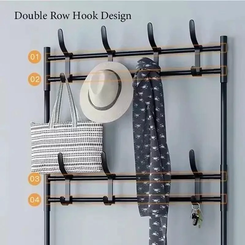 ORGANIZADOR COLGADOR DE ZAPATOS Y ROPA 4 NIVELES 80CM - 6