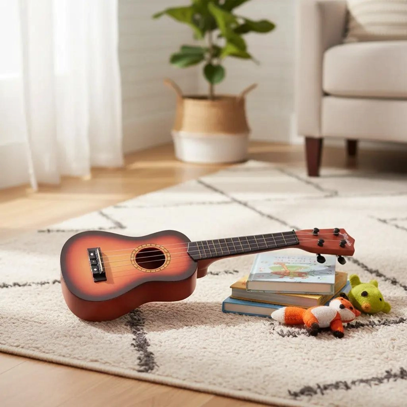 GUITARRA ACUSTICA UKELELE 4 CUERDAS IDEAL PARA NIÑOS - 1