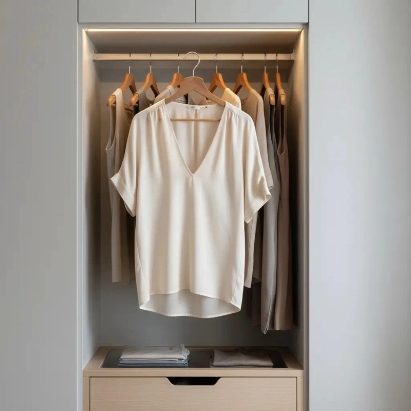SET DE 8 COLGADORES DE MADERA PARA ROPA ELEGANTES Y RESISTENTES - 10