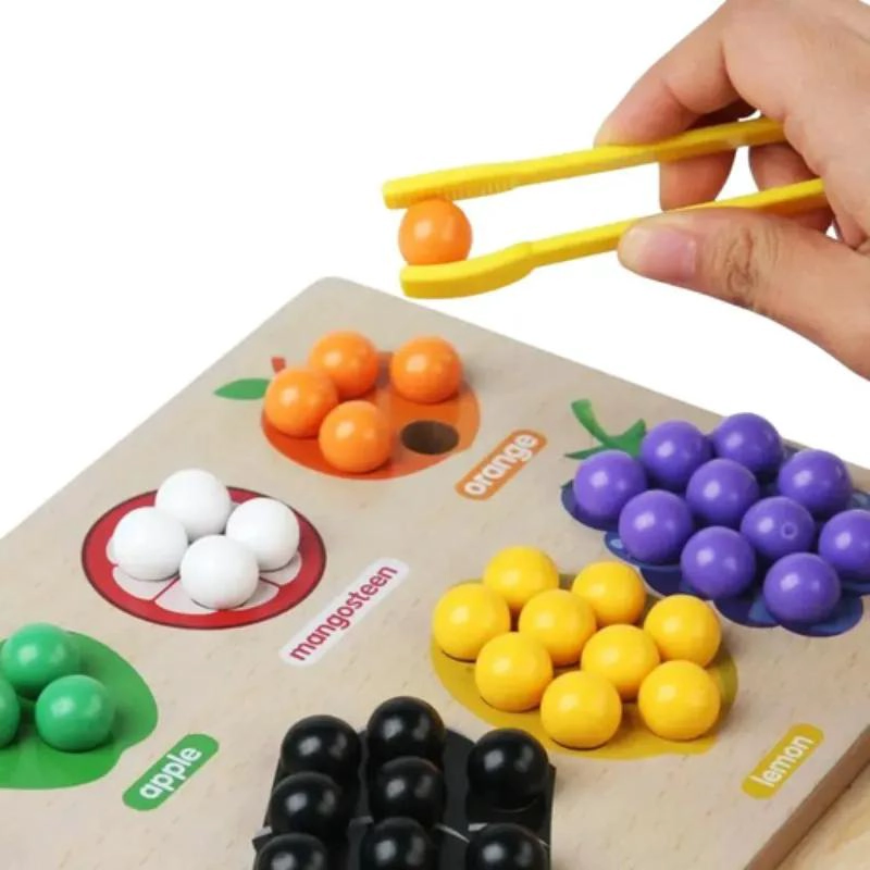 TABLERO DE CLASIFICACION DE COLORES Y FRUTAS PARA JUGAR - 4