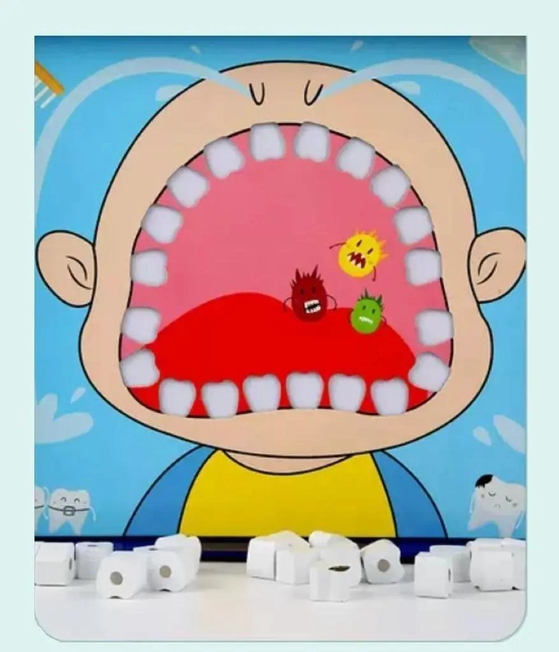JUEGO DIDACTICO DE MADERA PARA NIÑOS DENTISTA - 3