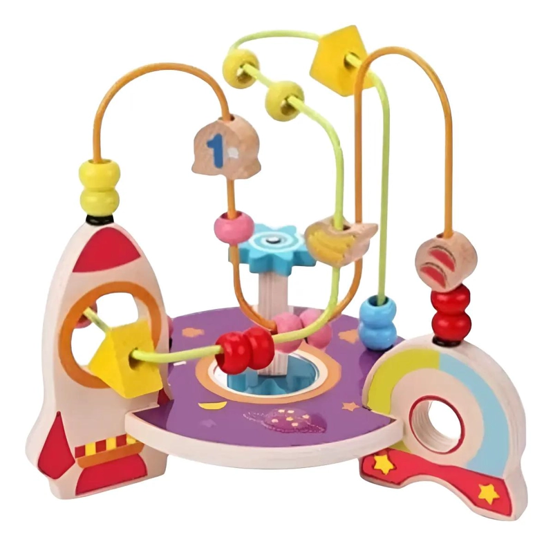 LABERINTO MONTESSORI DE MADERA PARA APRENDIZAJE INFANTIL - 1