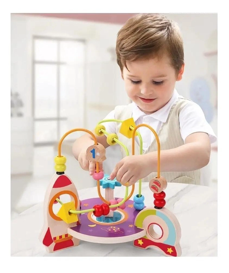 LABERINTO MONTESSORI DE MADERA PARA APRENDIZAJE INFANTIL - 2