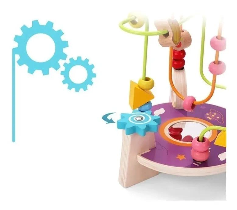 LABERINTO MONTESSORI DE MADERA PARA APRENDIZAJE INFANTIL - 4