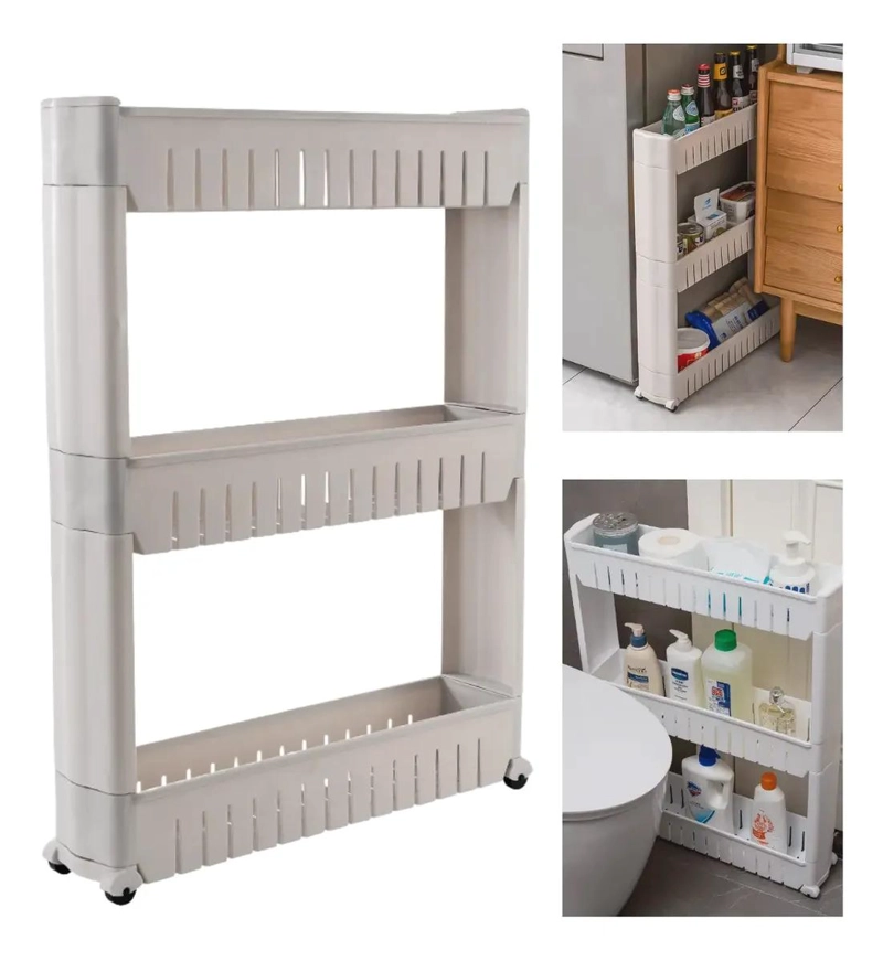 CARRITO ORGANIZADOR RODANTE PARA COCINA Y BAÑO - 2