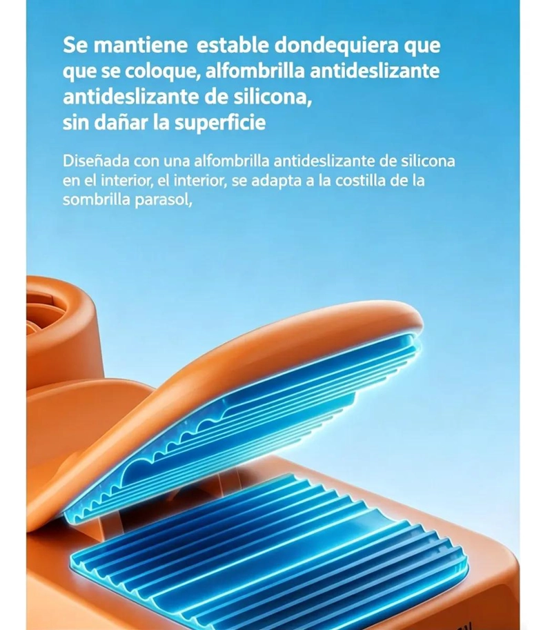 VENTILADOR PORTATIL CLIP 180° PARA USO EN COCHE Y EXTERIOR - 1