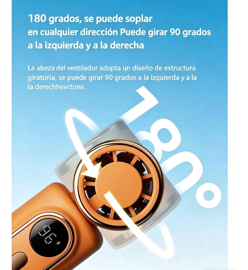 VENTILADOR PORTATIL CLIP 180° PARA USO EN COCHE Y EXTERIOR - 3