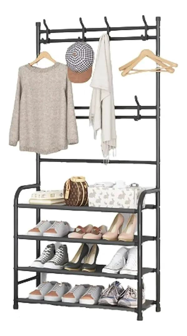 COLGADOR ORGANIZADOR DE 4 NIVELES PARA ROPA Y ZAPATOS - 5