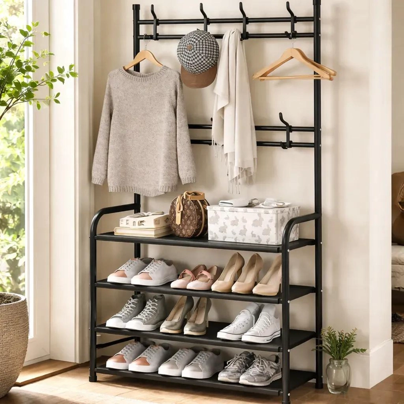 COLGADOR ORGANIZADOR DE 4 NIVELES PARA ROPA Y ZAPATOS - 6