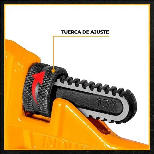 LLAVE AJUSTABLE DE 10 PULGADAS PARA USO INDUSTRIAL - 2