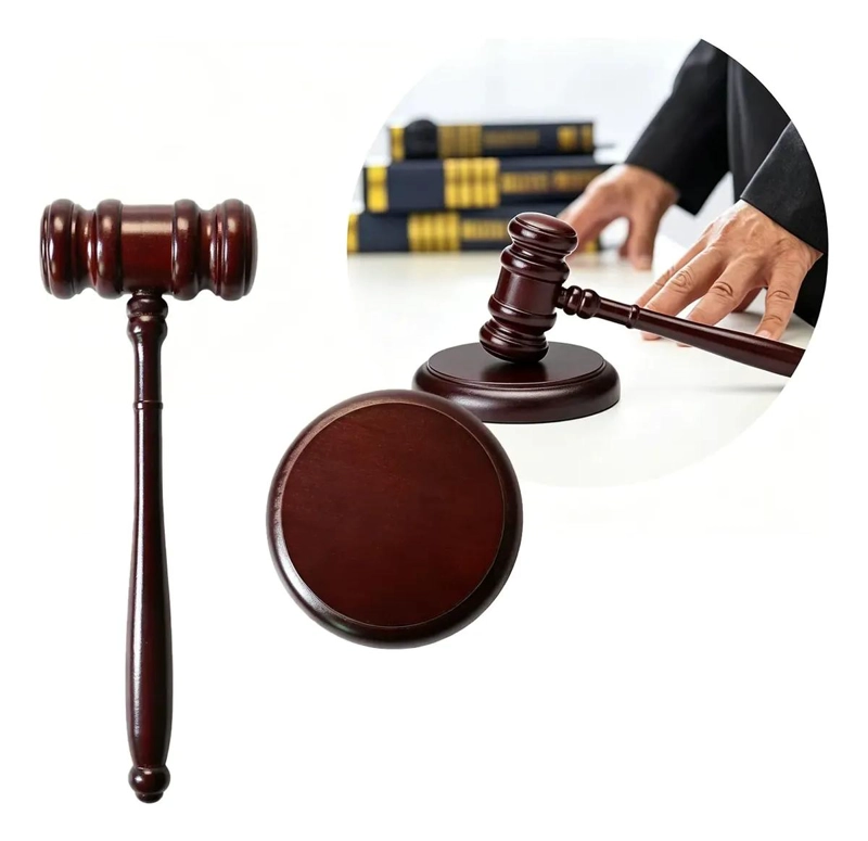MARTILLO DE MADERA PARA CEREMONIAS LEGALES - 1