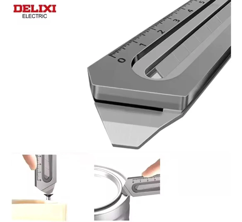 CUTTER MULTIFUNCIONAL DE METAL PLATEADO - 4