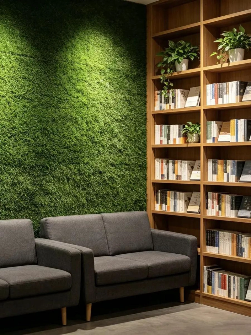 PANEL MURO VERDE ARTIFICIAL PARA DECORACION INTERIOR Y EXTERIOR - 3