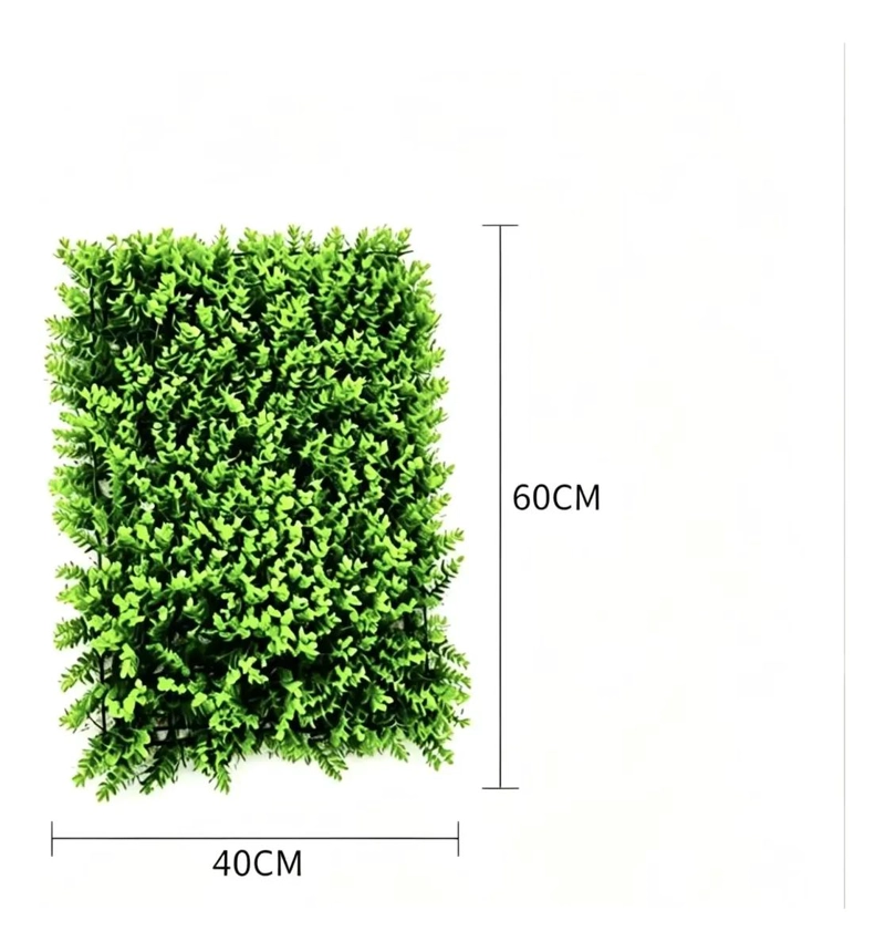 PANEL MURO VERDE ARTIFICIAL PARA DECORACION INTERIOR Y EXTERIOR - 4