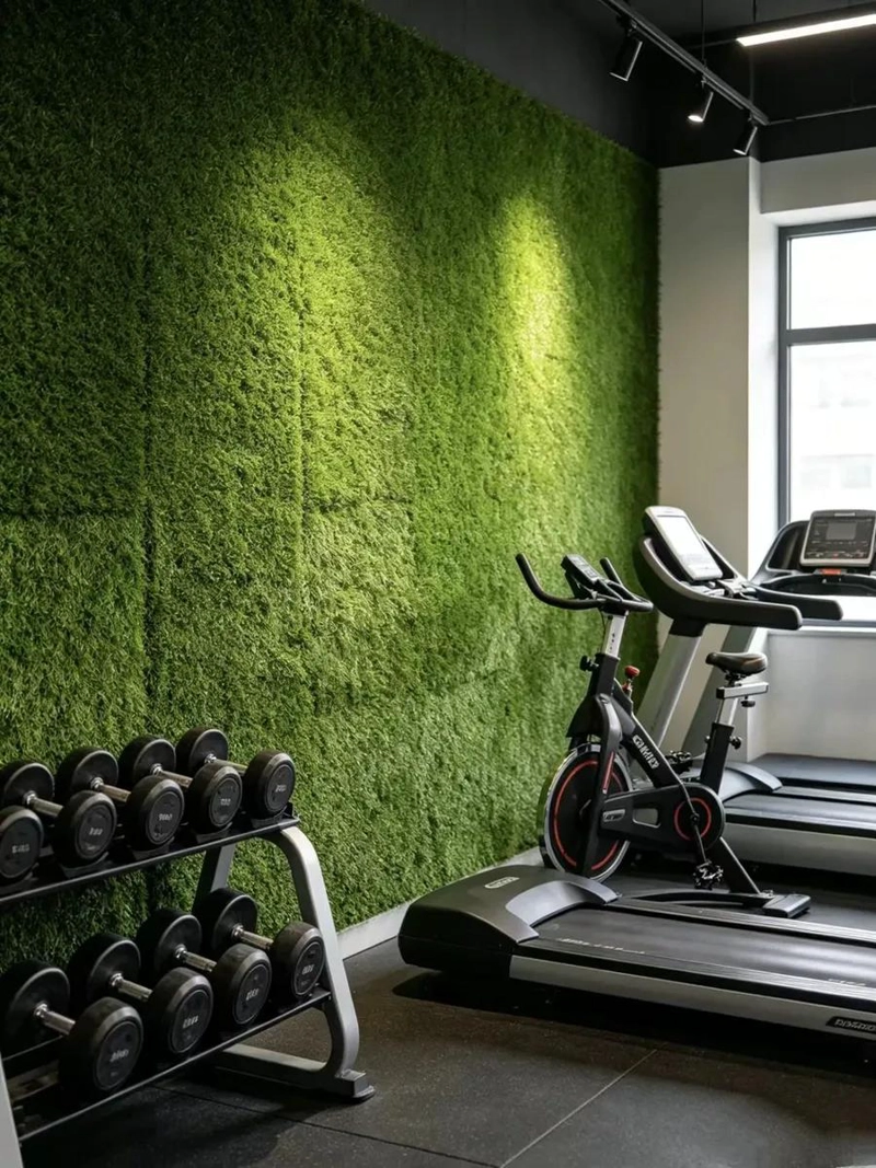 PANEL MURO VERDE ARTIFICIAL PARA DECORACION INTERIOR Y EXTERIOR - 5