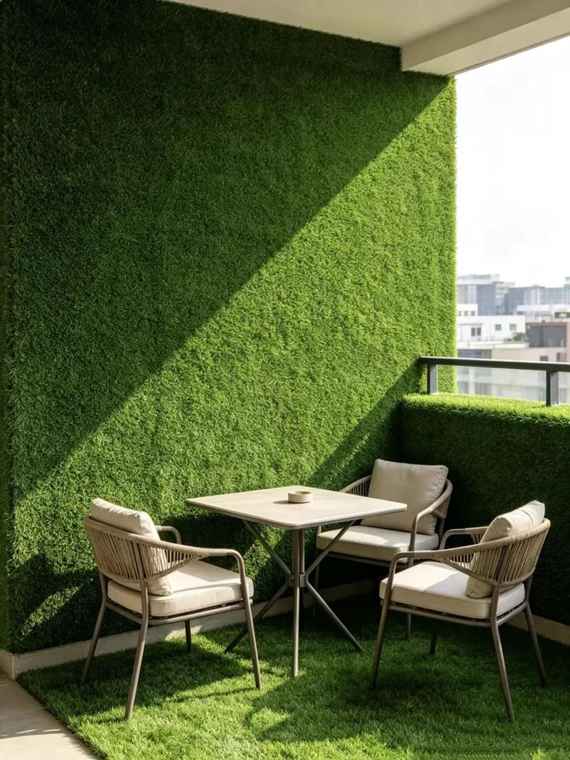 PANEL MURO VERDE ARTIFICIAL PARA DECORACION INTERIOR Y EXTERIOR - 6