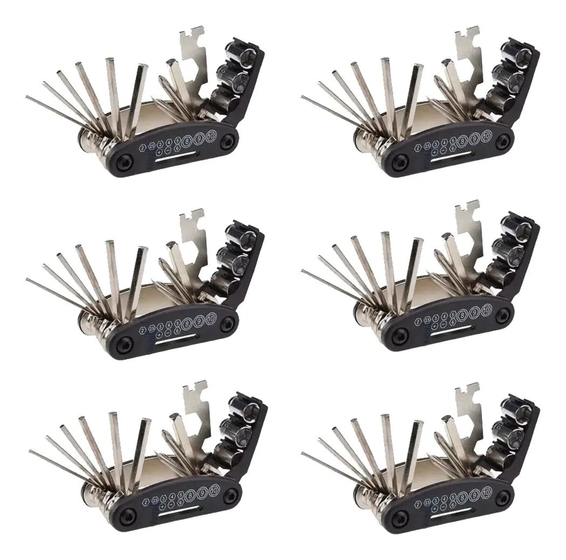 PACK 6 MULTIHERRAMIENTA BICICLETA 15 EN 1 - 1