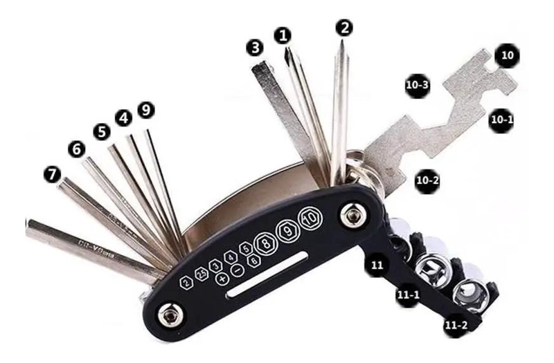 PACK 6 MULTIHERRAMIENTA BICICLETA 15 EN 1 - 4