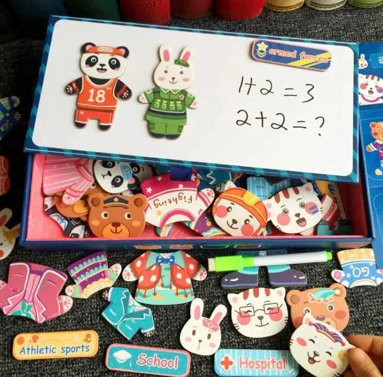 ROMPECABEZAS MAGNE TICO EDUCATIVO DE ANIMALES PARA NIÑOS - 4