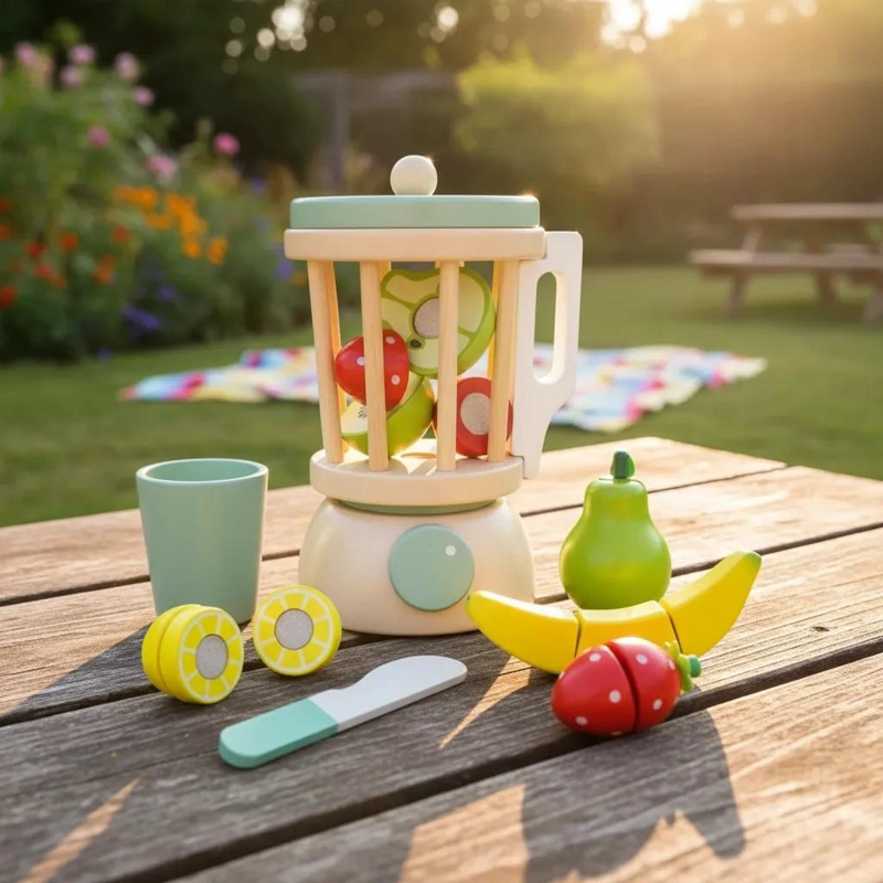 JUGUERA DE MADERA PARA JUEGO DE ROLES EN NIÑOS - 1
