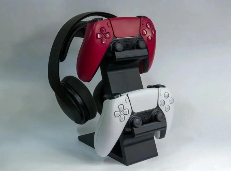 SOPORTE ELEGANTE PARA MANDO Y AURICULARES DE GAMER - 7