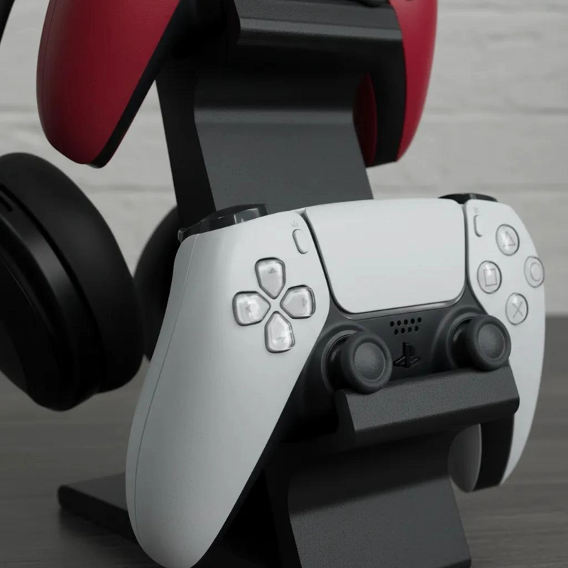 SOPORTE ELEGANTE PARA MANDO Y AURICULARES DE GAMER - 8