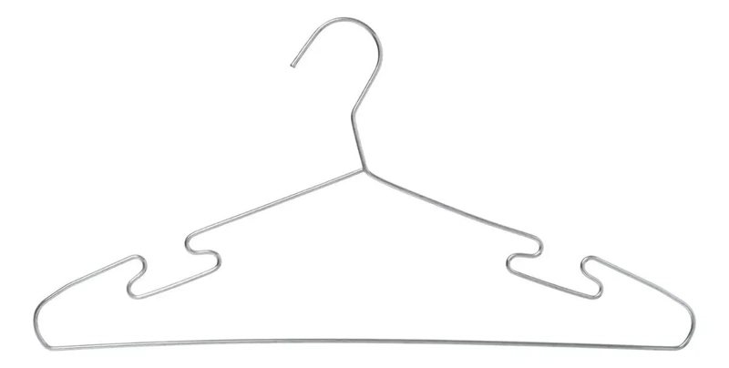 COLGADORES METALICOS ANTIDESLIZANTES PARA ROPA - 3