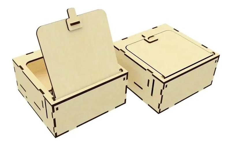CAJA ORGANIZADORA DE MADERA CON CERRADURA PARA ALMACENAMIENTO - 4