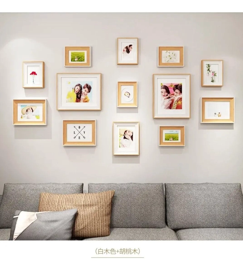 SET DE MARCOS DECORATIVOS PARA FOTOS EN PARED 13 PIEZAS - 3