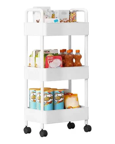 CARRITO ORGANIZADOR MULTIUSO CON RUEDAS Y 3 NIVELES - 1
