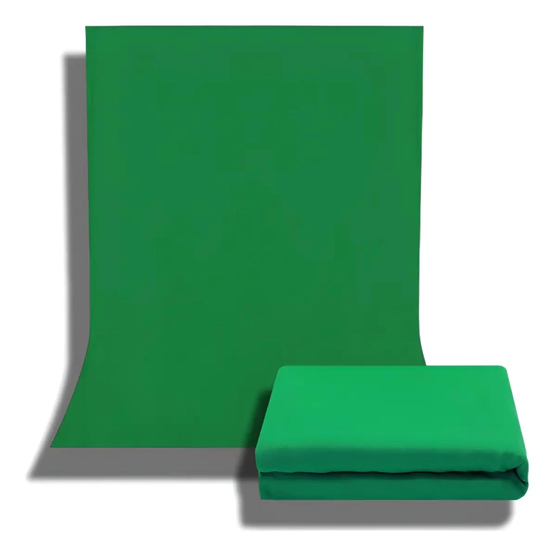 FONDO DE PANTALLA FOTOGRAFICA VERDE Y BLANCO 2X3M - 1