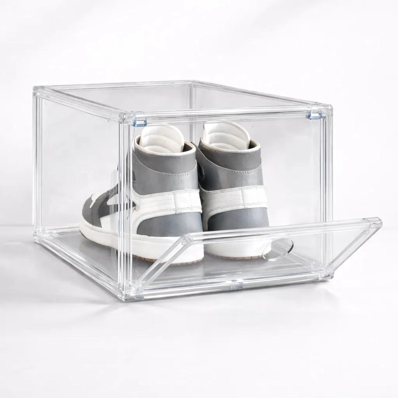 CAJA ORGANIZADORA APILABLE PARA CALZADO TRANSPARENTE - 5