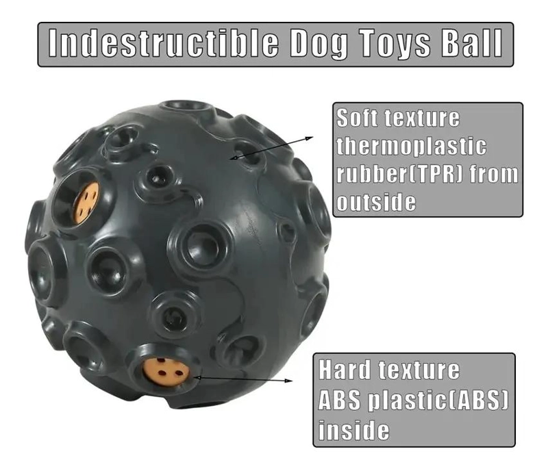 PELOTA DE JUGUETE PARA PERROS CON SONIDO ESTIMULANTE - 6