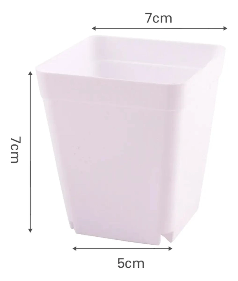 SET DE 150 MACETEROS CUADRADOS PARA CACTUS Y SUCULENTAS 7X7X8 CM - 4