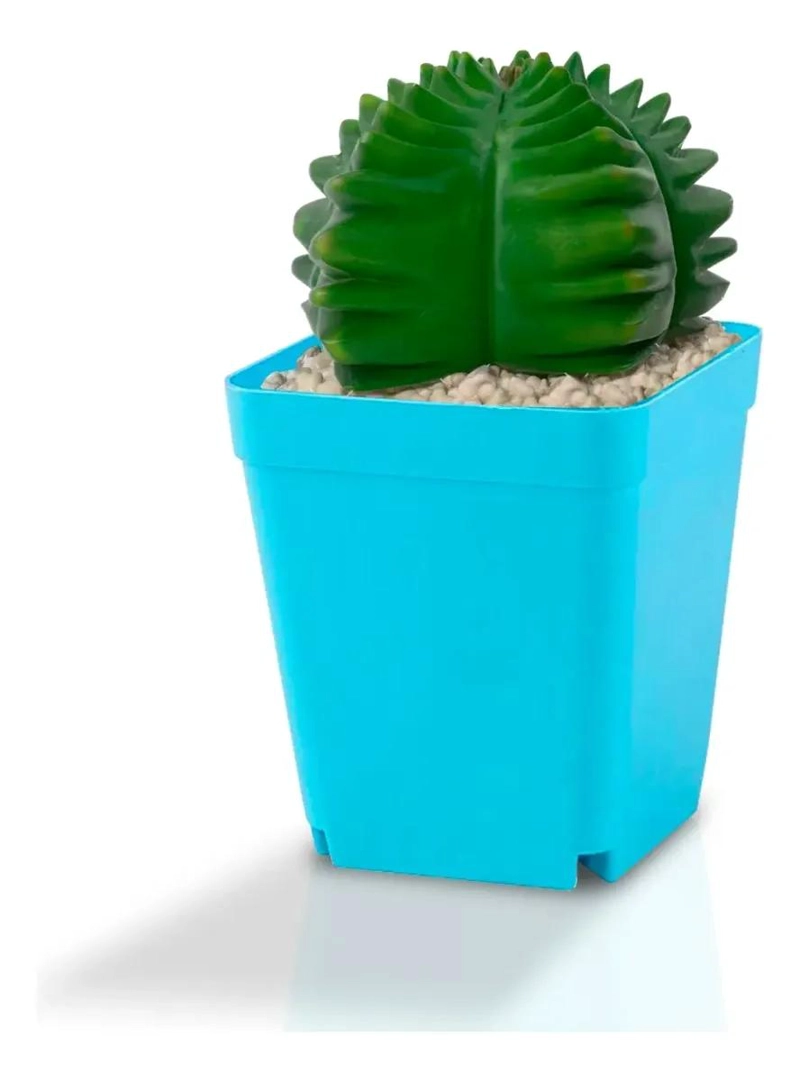 SET DE 150 MACETEROS CUADRADOS PARA CACTUS Y SUCULENTAS 7X7X8 CM - 8