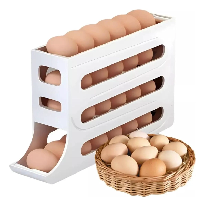 ORGANIZADOR DESLIZANTE PARA HUEVOS DE PLASTICO 36 UNIDADES - 2