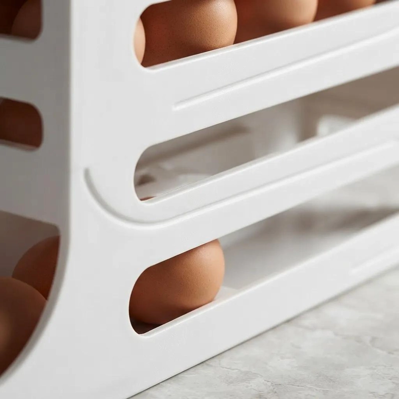 ORGANIZADOR DESLIZANTE PARA HUEVOS DE PLASTICO 36 UNIDADES - 5
