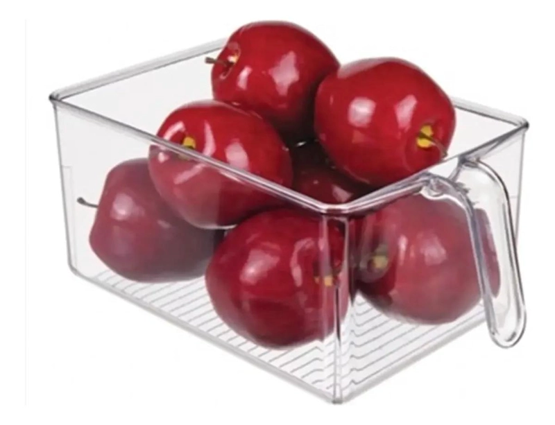 CONTENEDOR ORGANIZADOR PARA REFRIGERADOR CON TAPA TRANSPARENTE - 5