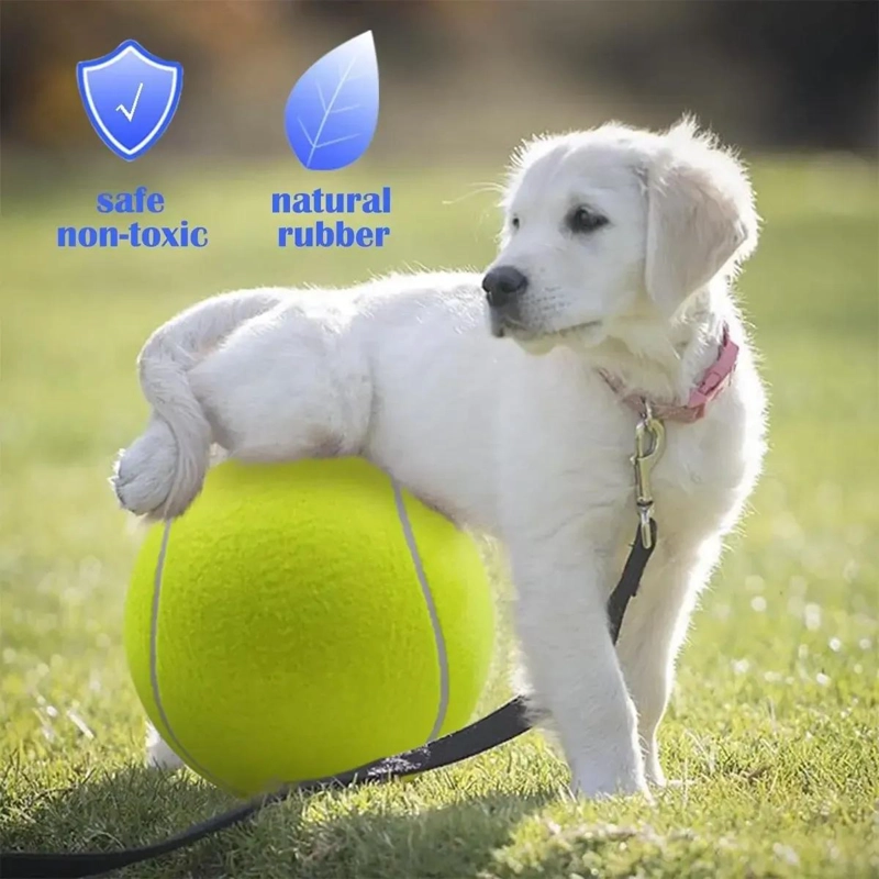 PELOTA DE TENIS GIGANTE PARA MASCOTAS DE 24 CM - 4