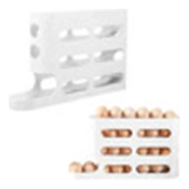 DISPENSADOR DE HUEVOS APILABLE DE 4 NIVELES - 1
