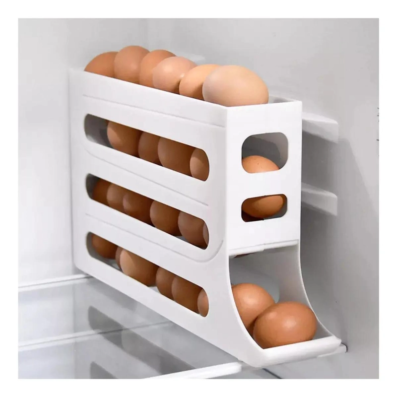 DISPENSADOR DE HUEVOS PARA REFRIGERADOR, ORGANIZADOR PRACTICO - 7