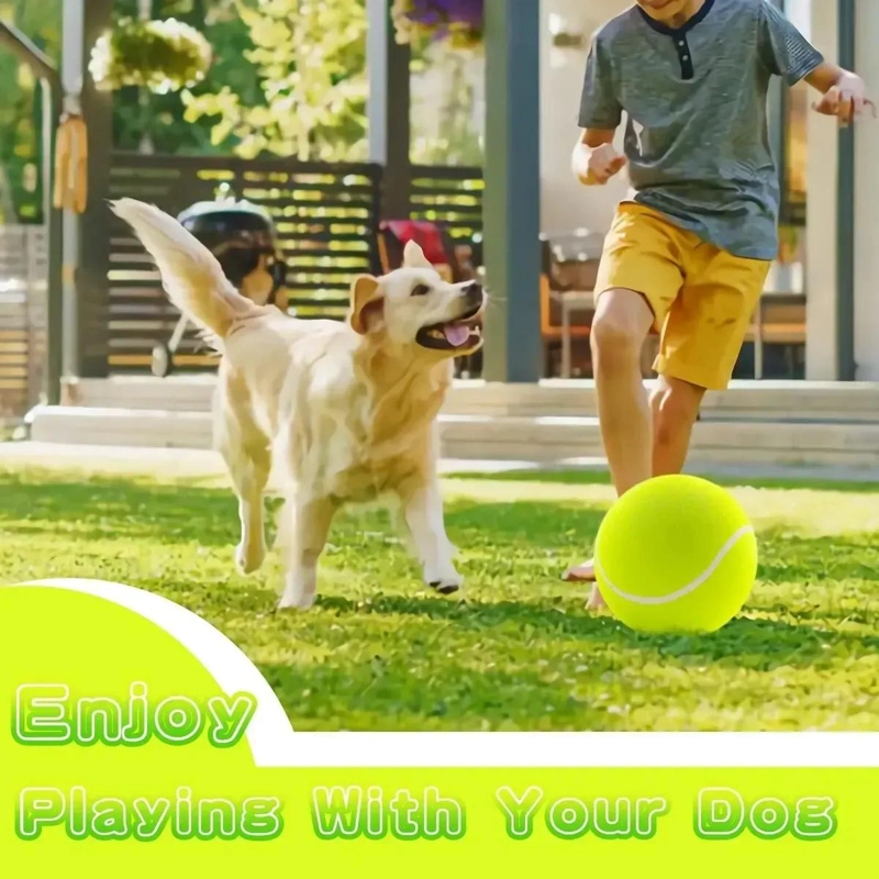 PELOTA DE TENIS GIGANTE PARA MASCOTAS DE 24 CM - 7