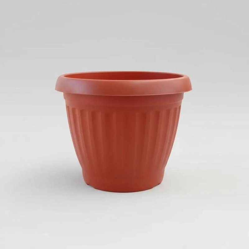 MACETERO DE PLASTICO TERRACOTA DE 50 CM DE DIAMETRO - 5