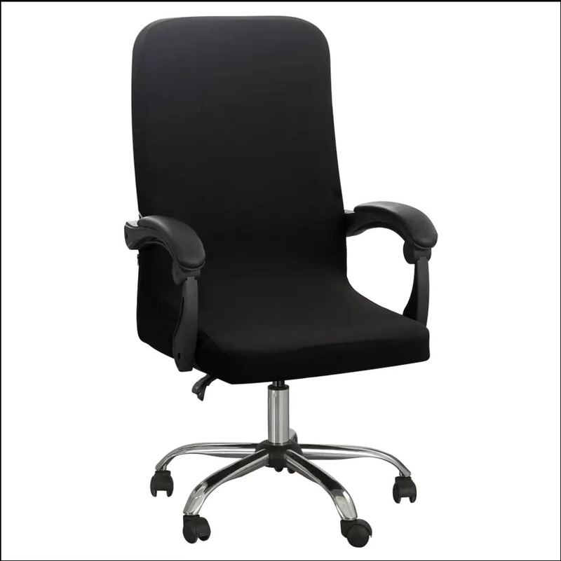 FUNDA PARA SILLA DE ESCRITORIO CON POSABRAZOS Y DISEÑO MODERNO - 1