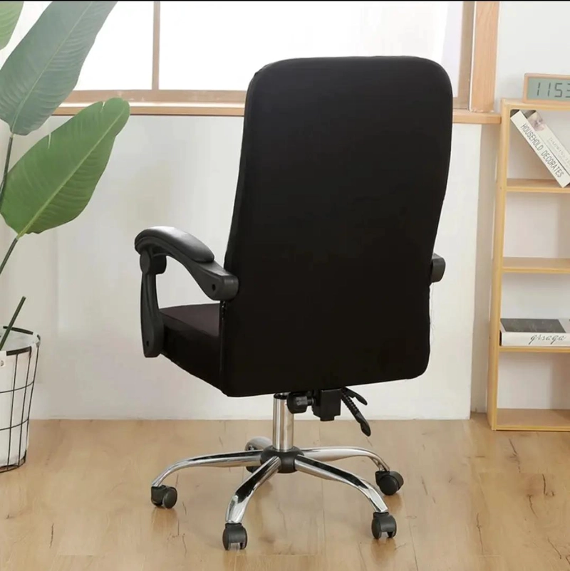 FUNDA PARA SILLA DE ESCRITORIO CON POSABRAZOS Y DISEÑO MODERNO - 5